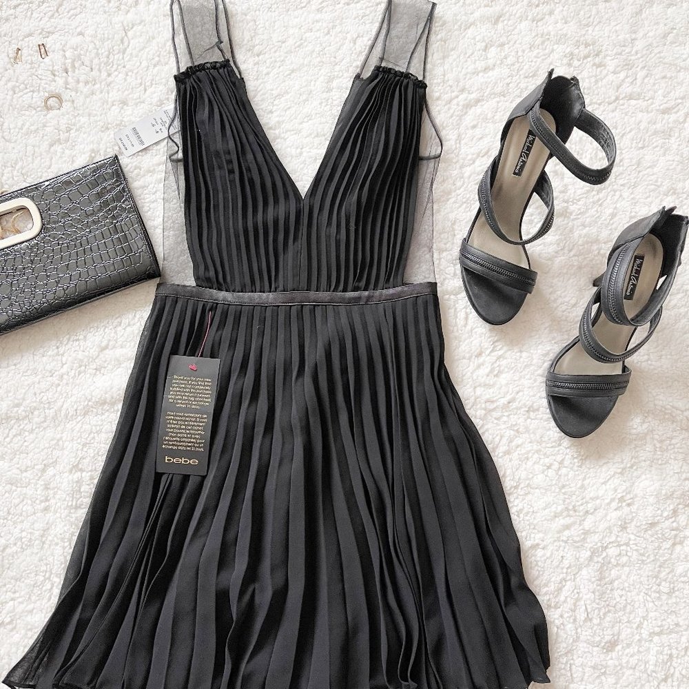 Black Mesh Dress